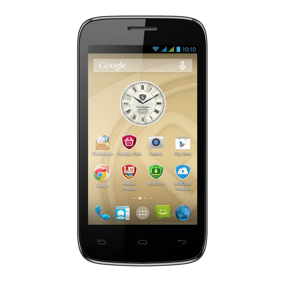 Prestigio MultiPhone 3404 DUO Manuals