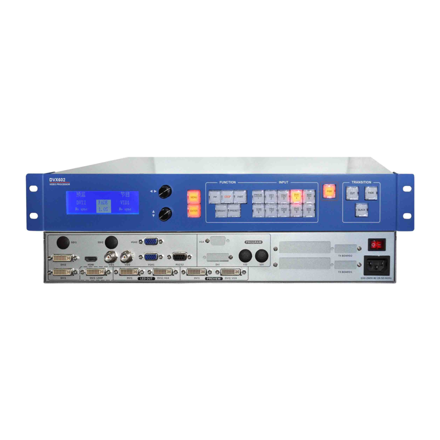 Speedleader DVX602 Manuals