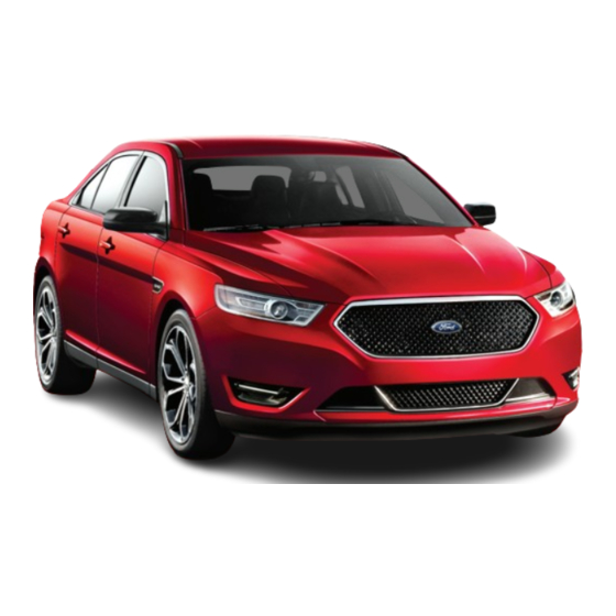 Ford Taurus Quick Reference Manual