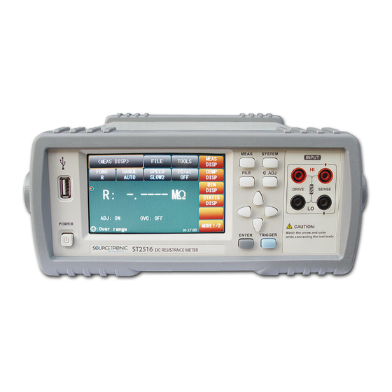 Sourcetronic ST2516 Manual