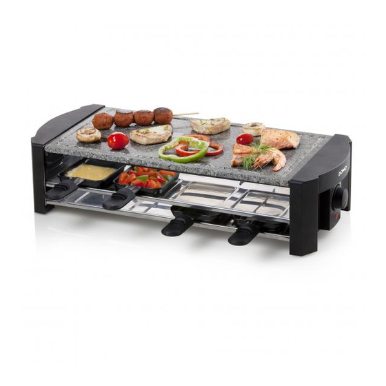Linea 2000 DOMO CHILL ZONE Raclette Grill Manuals