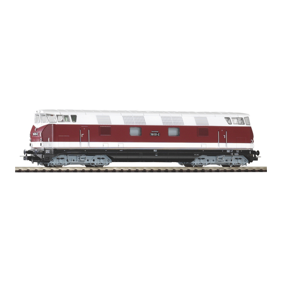 PIKO BR 118 GFK Instructions For Use Manual