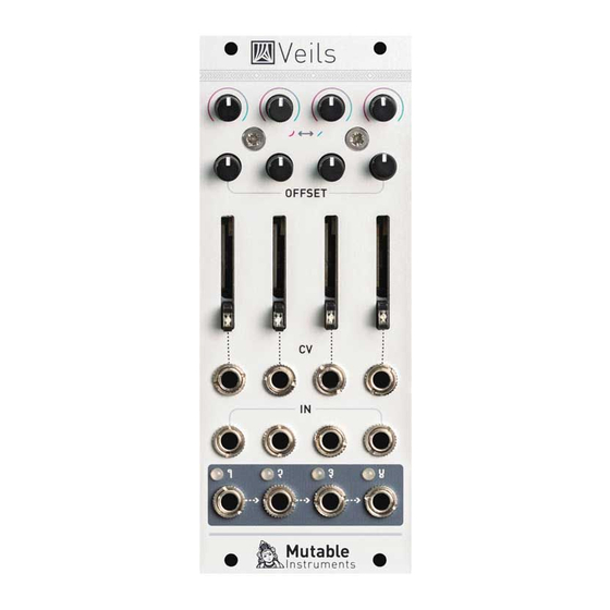 Mutable Instruments Veils Manual