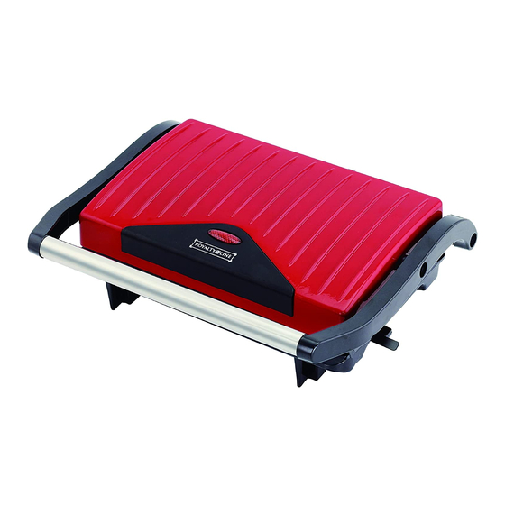 User Manuals: Royalty Line PM-750.1 Panini Maker
