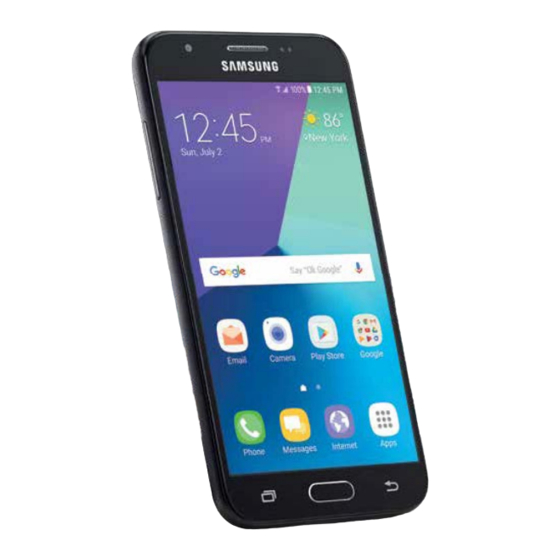 Samsung Galaxy J3 Initial Setup Manual