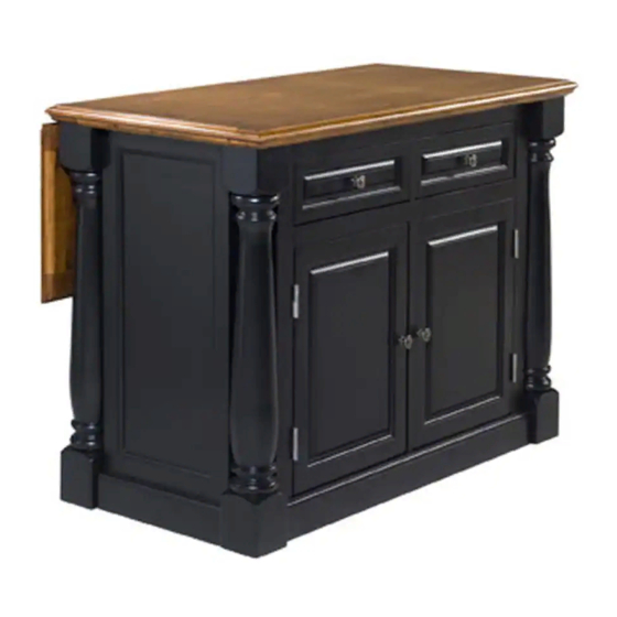 Home Styles Monarch Kitchen Island 88 5008 941 Assembly Instructions Manual