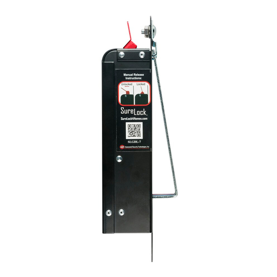 AST SureLock SLGDL-7 Operation And Installation Manual