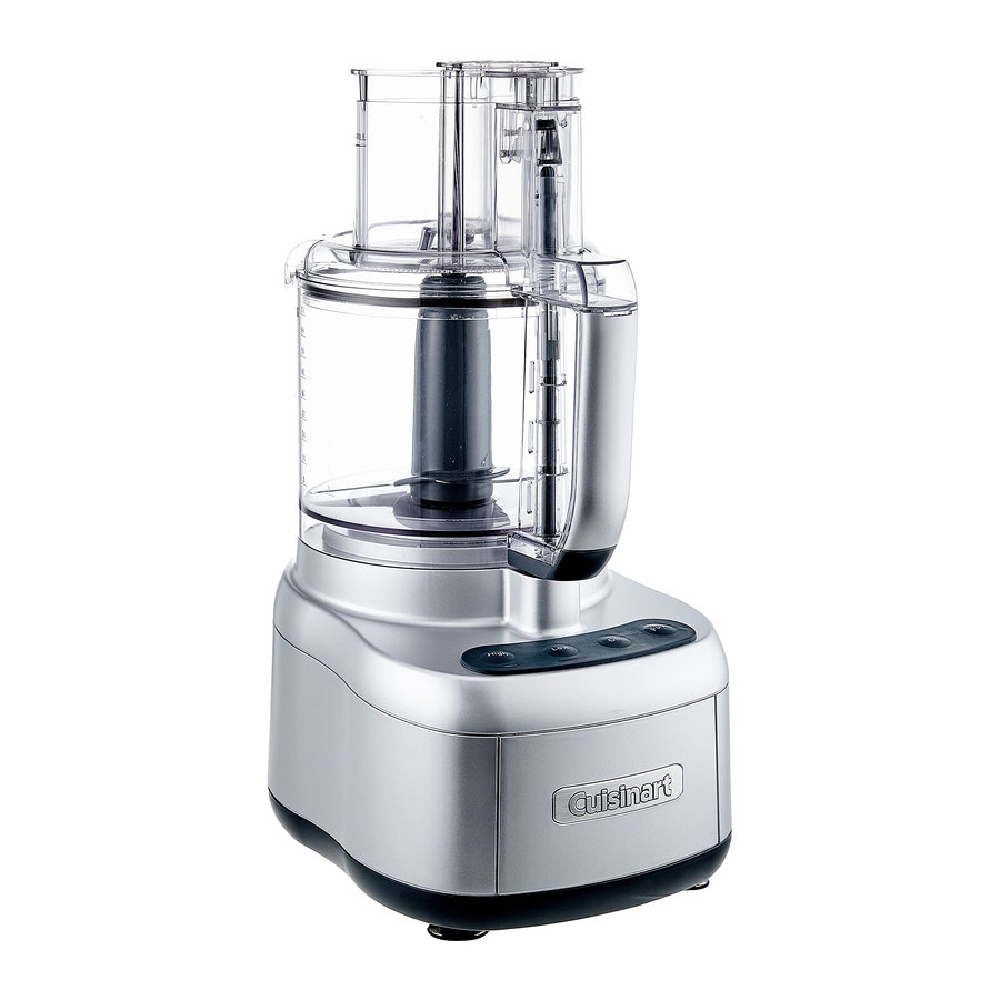 Cuisinart FP-11 Series - Elemental 11 Food Processor Manual