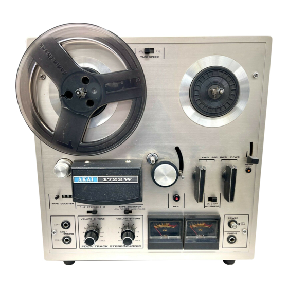 Akai 1722W Service Manual