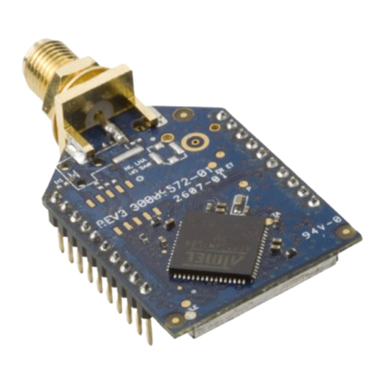 Digi XBee-PRO 900 Instruction Manual