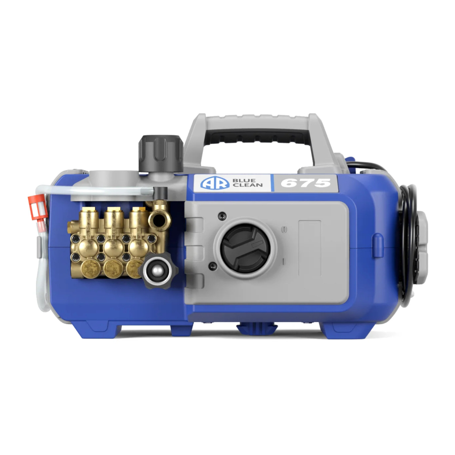 AR Blue Clean 675 - 2000 PSI Pressure Washer Manual