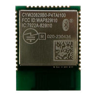 Infineon AIROC CYW20829B0-P4TAI100 Manual