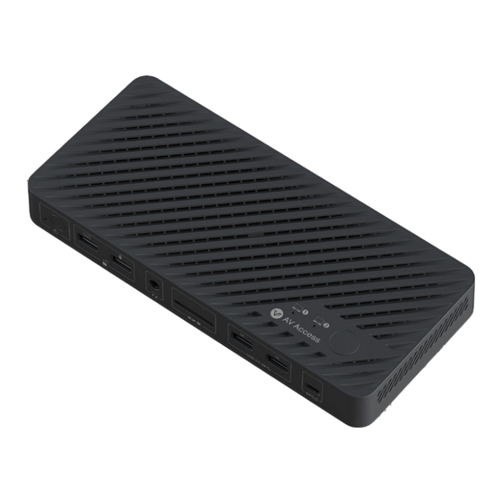 AV Access KD-E20 User Manual
