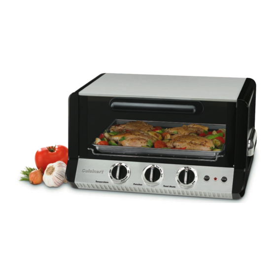 Cuisinart TOB-50W - TOB-50 Classic Toaster Oven Broiler Instruction Booklet