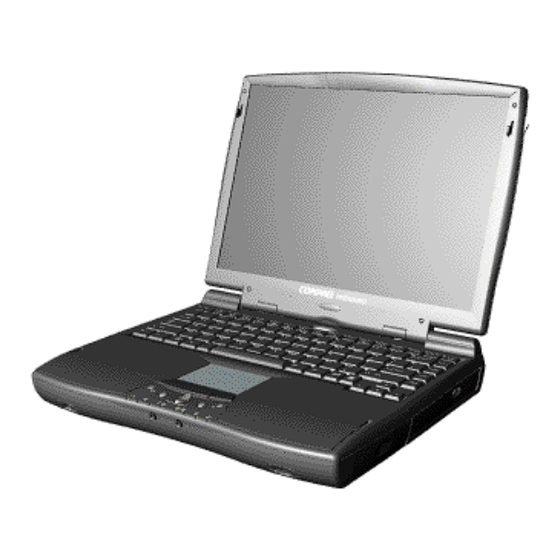 Compaq Presario 1600 - Notebook PC Maintenance And Service Manual