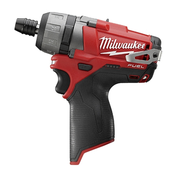 Milwaukee M12 FUEL 2402-20 Operator's Manual