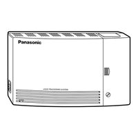 Panasonic KX-TVS50 - 2 Port Voicemail System Installation Manual