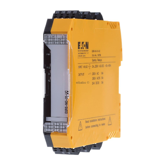 Eaton ESR5-NO-31-UC Manuals