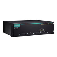Moxa Technologies DA-820 Series Quick Installation Manual