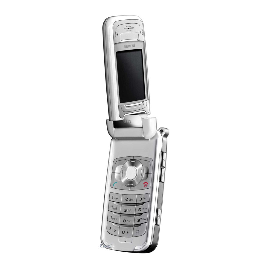Siemens Mobile SF65 Service Repair Documentation