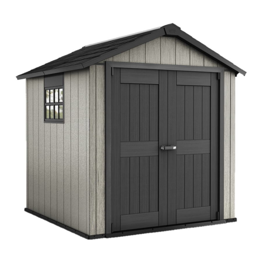 Keter DUOTECH OAKLAND 757 Storage Shed Manuals