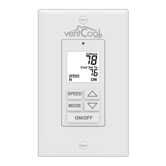 VentCool WTT Installation And User Manual