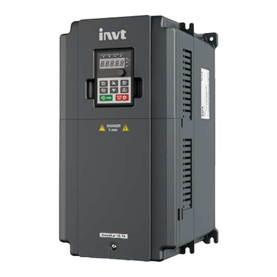 INVT Goodrive100 Series Instruction Manual