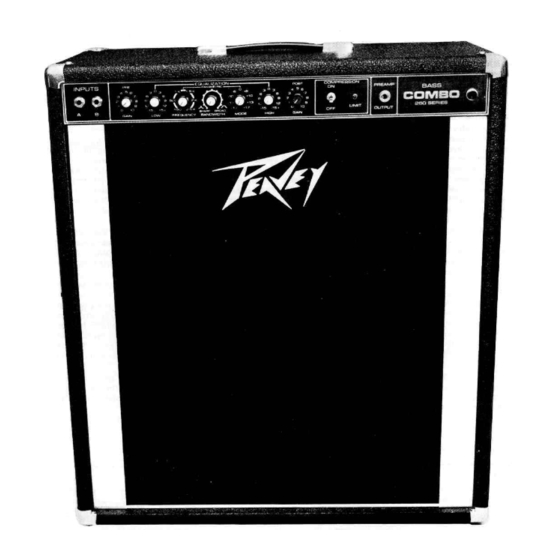 Peavey Combo User Manual