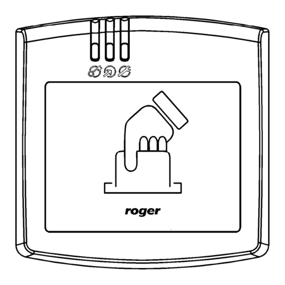 Roger PR621-CH Quick Start Manual