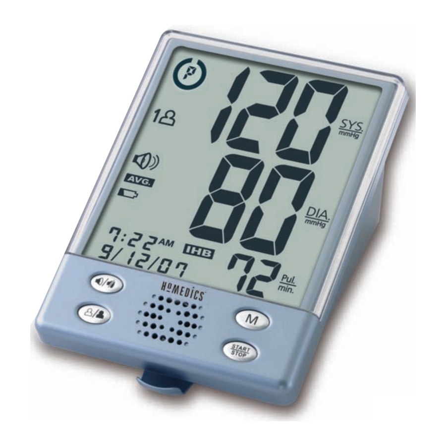 Homedics BPA-250 Manual