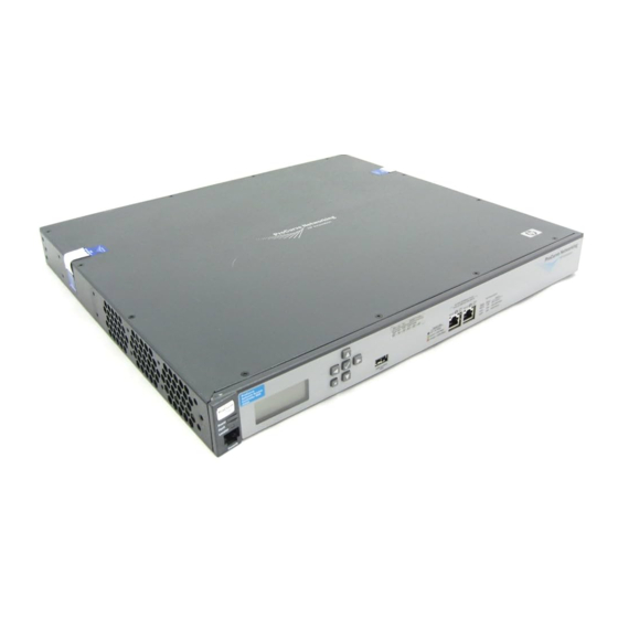 HP ProCurve NAC 800 User Manual