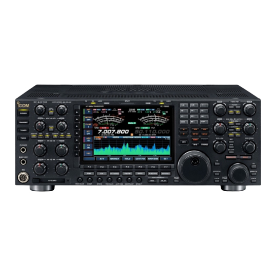 Icom IC-7800 Instruction Manual