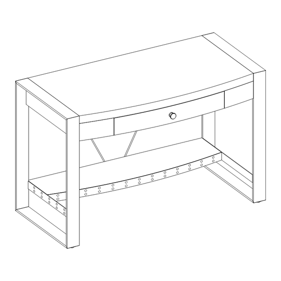 Whalen Santa Fe Writing Desk Instruction Manual