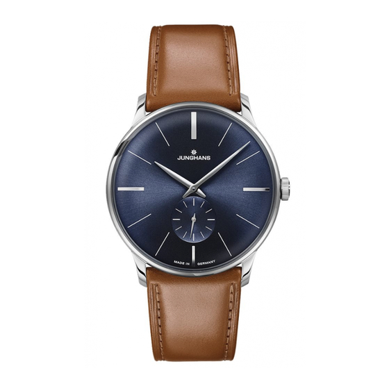 Junghans J815.1 Manual