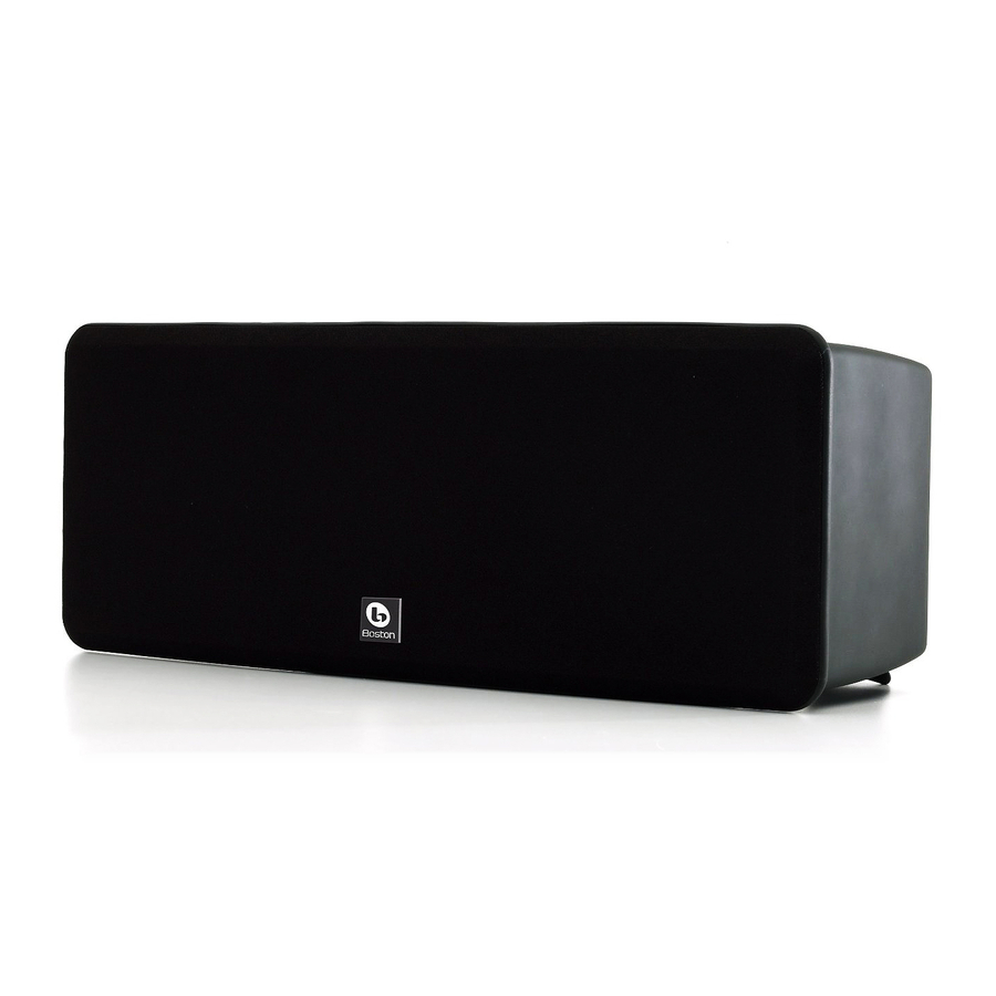 Boston Acoustics Horizon Series HS225 Owner's Manual