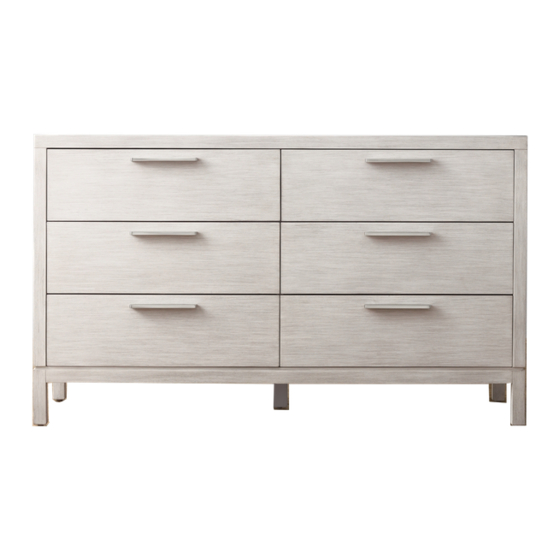 RH Baby&child KEEGAN WIDE DRESSER Instructions