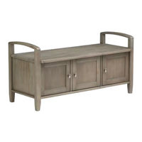 Simpli Home WyndenHall AXWSH006-GR Manual