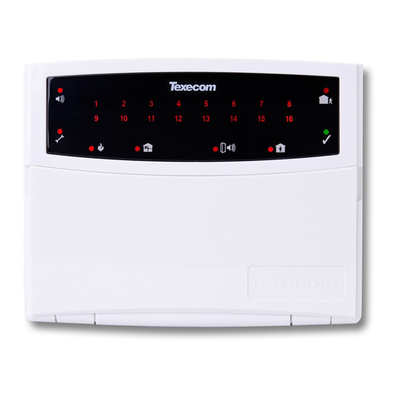 Texecom PREMIER RKP8PLUS Installation Manual