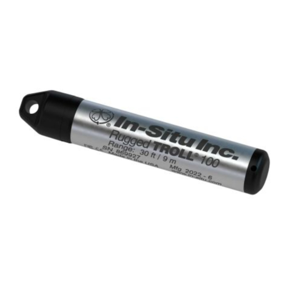 In-situ Rugged baroTROLL Operator's Manual