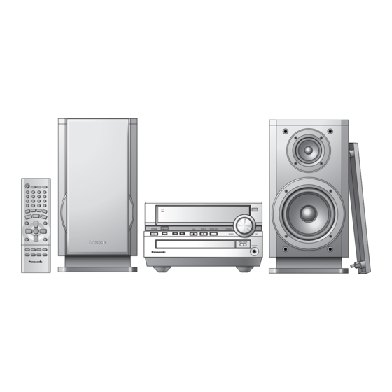 Panasonic SC-DP1 Operating Instructions Manual