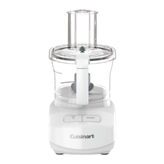 Cuisinart Expert Prep Pro Instructions Manual