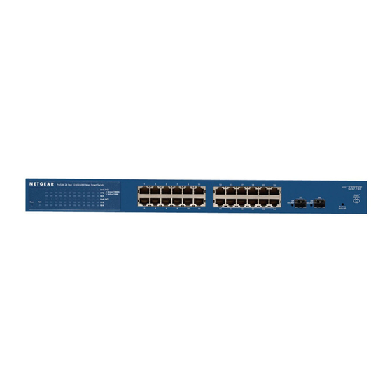 NETGEAR GS724T - ProSafe Switch Hardware Manual