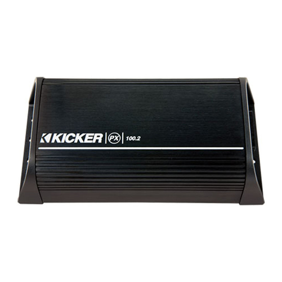 Kicker PX100.2 Owner's Manual