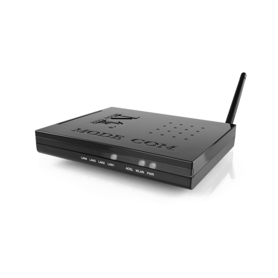 User Manuals: Mode com MC-420 Network Router