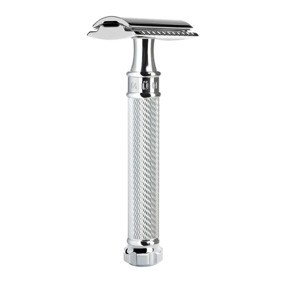 Muhle TWIST Safety Razor Manuals
