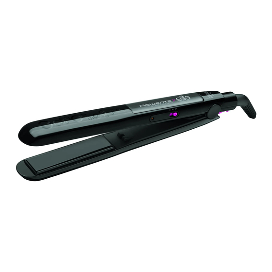 Rowenta GLAM LISS 2 IN 1 Manual
