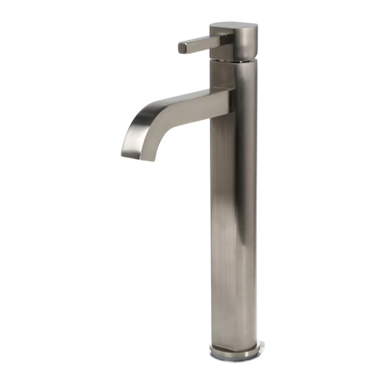 User Manuals: Kraus FVS-1007 Bathroom Faucet Chrome