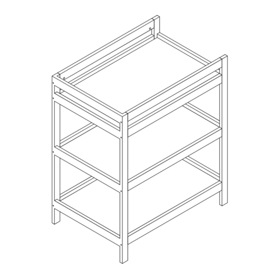 anko Wooden Changetable Instruction Manual