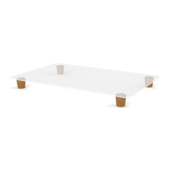 Omlet PET BED FEET & BASE Manual