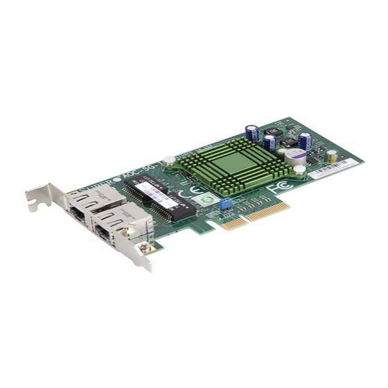 Supermicro AOC-SG-i2 User Manual